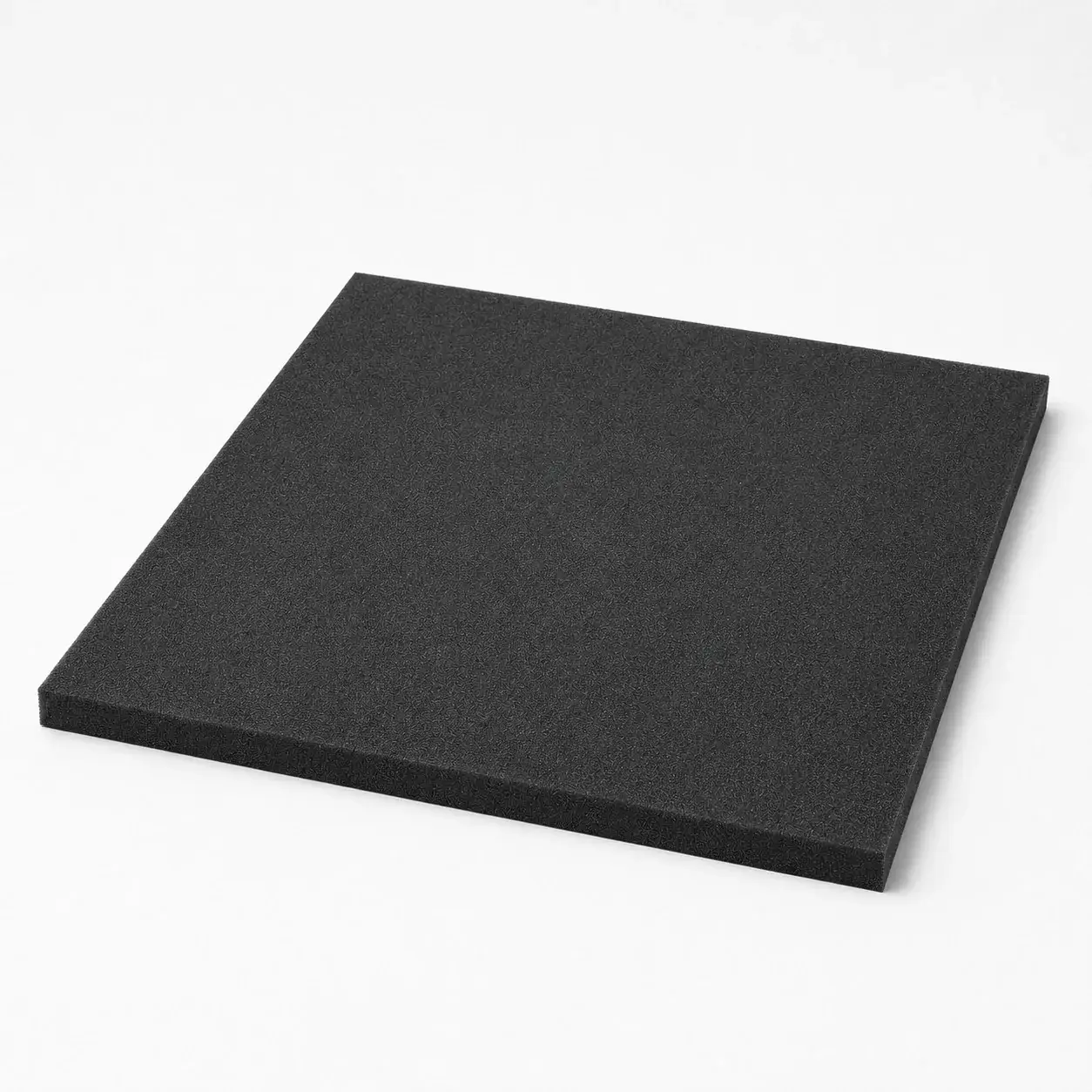Roll of charcoal flat acoustic foam sheet