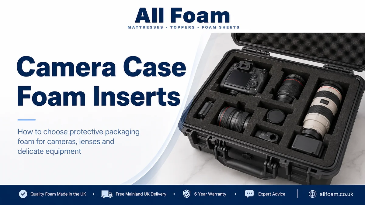 All Foam guide to camera case foam inserts and protective equipment case packaging