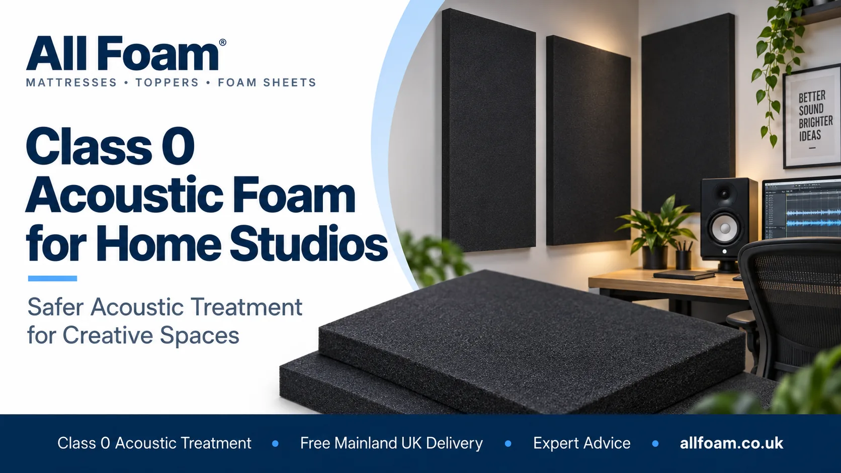 All Foam Class 0 acoustic foam home studio guide