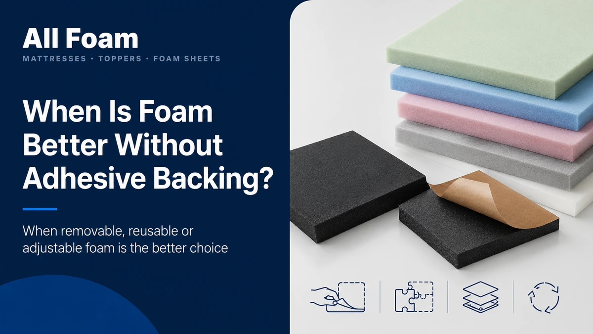 All Foam foam sheet grades in pale green, light blue, pink and grey without adhesive backing