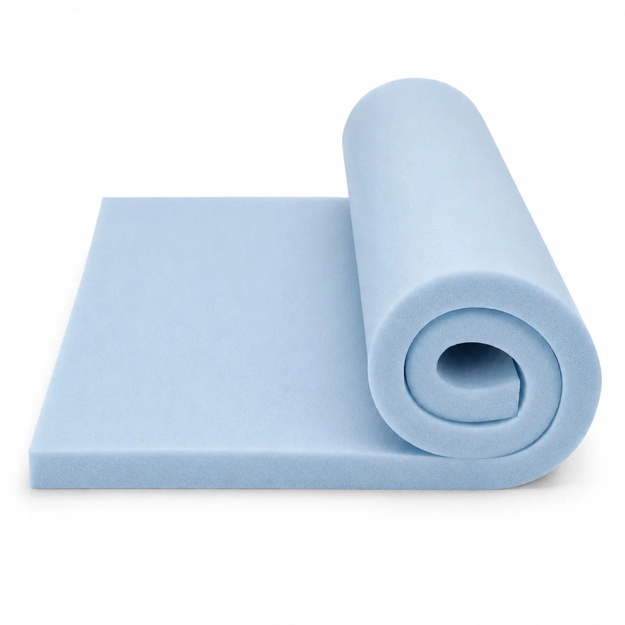 UK-made high-density firm foam mattress topper