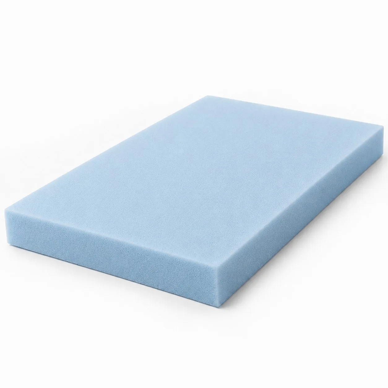 Roll of light blue high-firm foam sheet