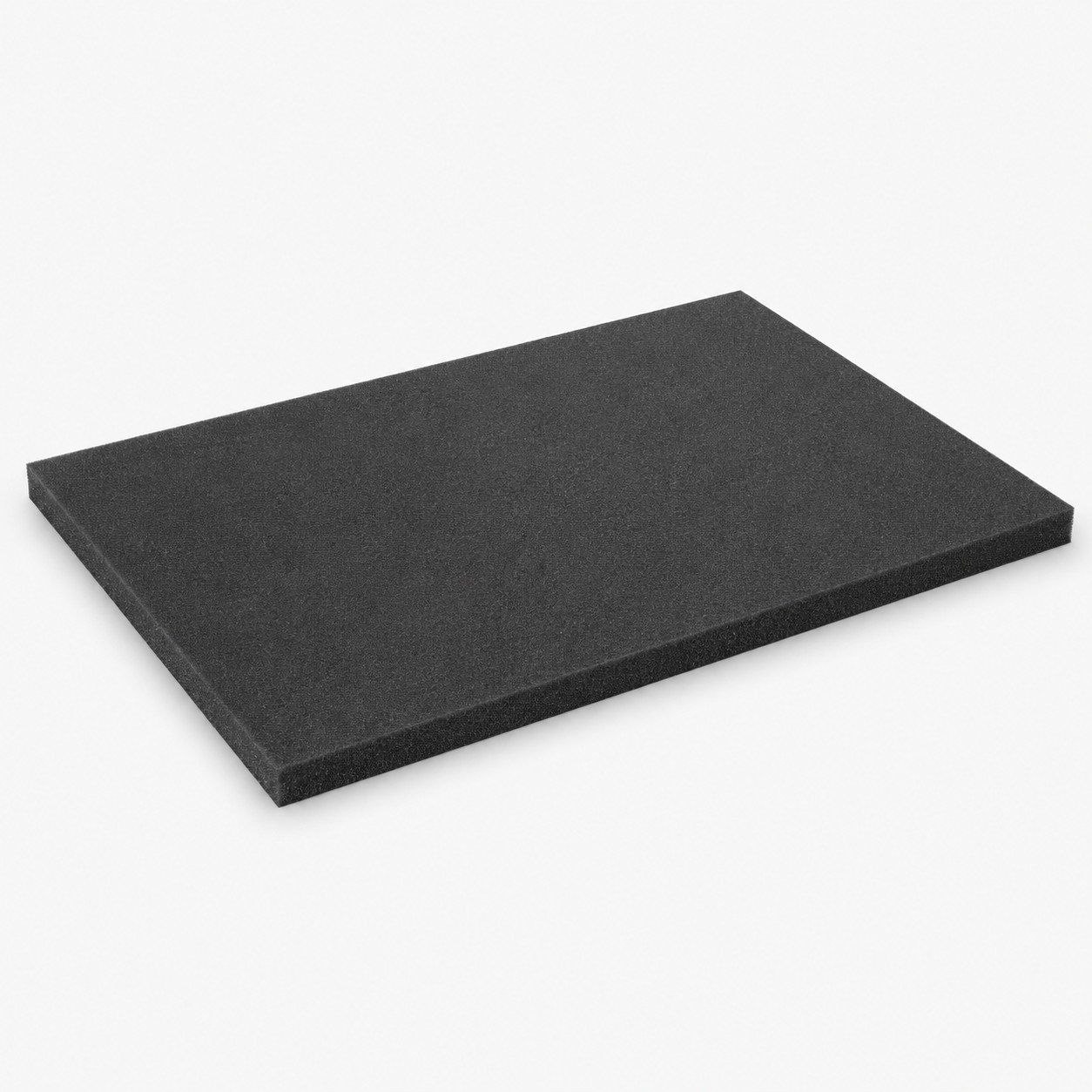 Roll of flat packaging foam sheet