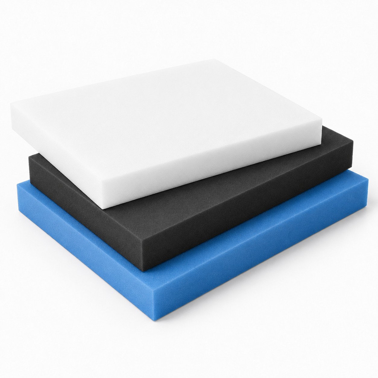Rolled pale green foam sheet